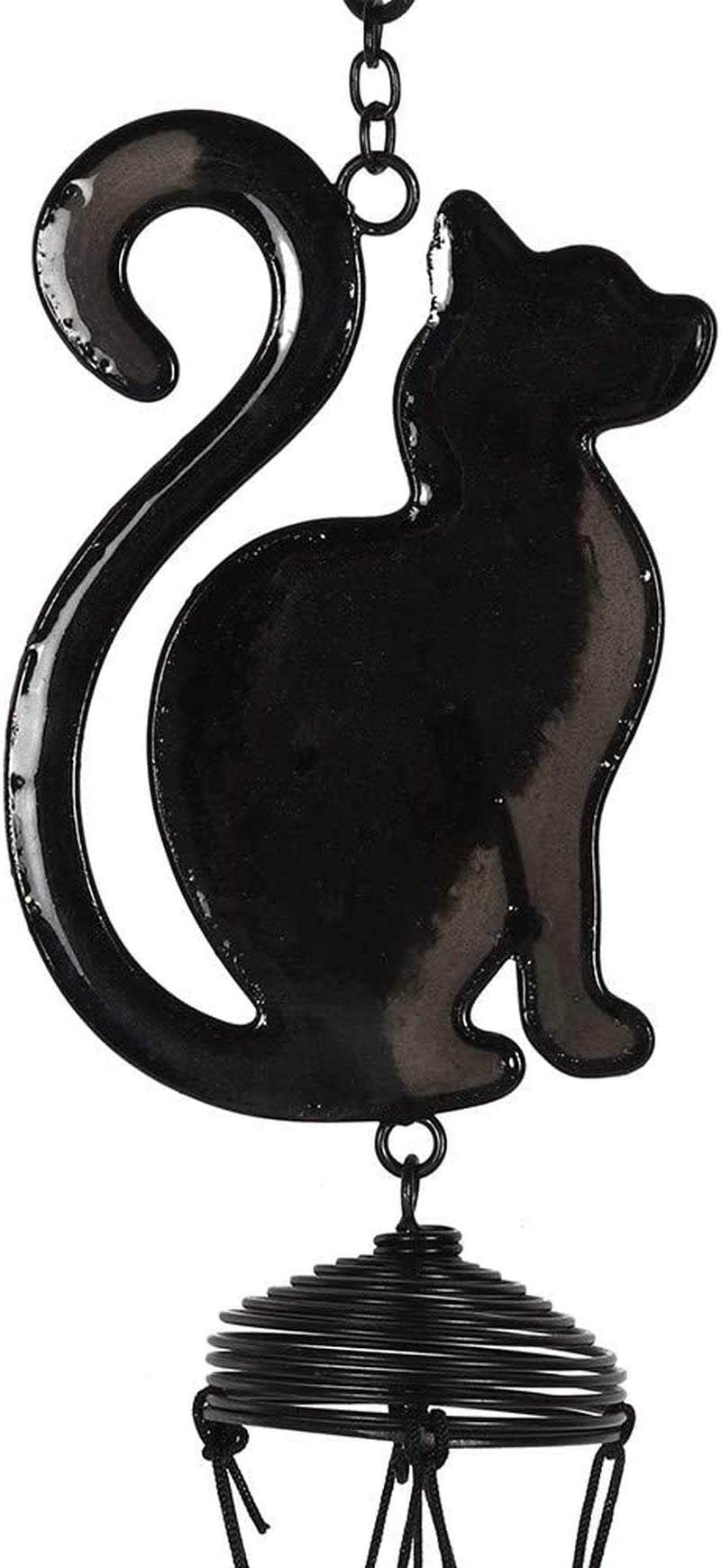 something different, Something Different Cat Windchime (One Size) (Black)